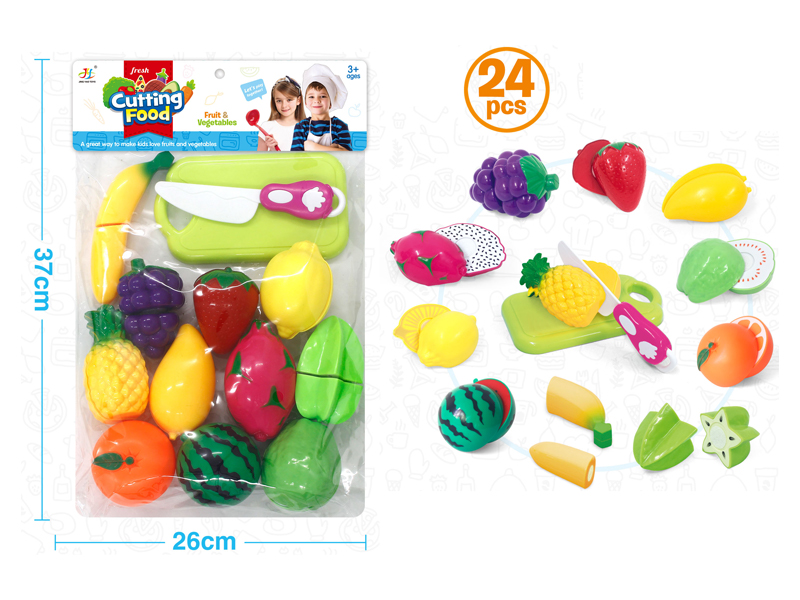 24PCS Large Cutting Fruit Set