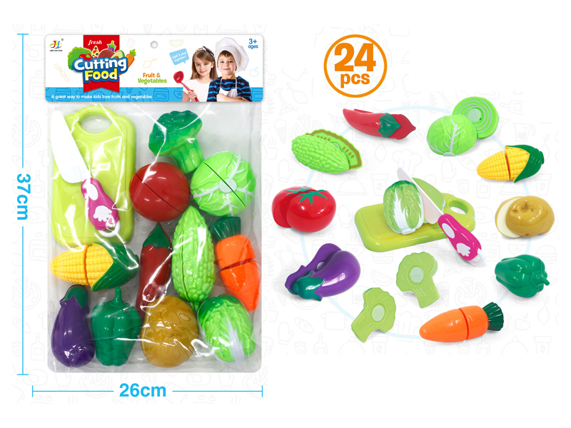 24PCS Large Cutting Fruit Set