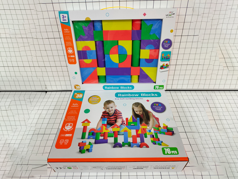 76PCS EVA Building Blocks
