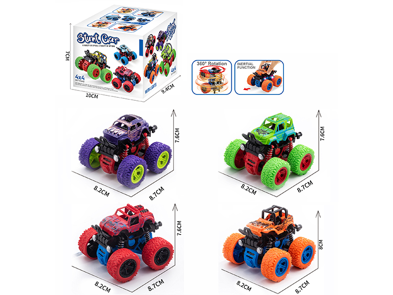 Double Friction Stunt Cross Country Car