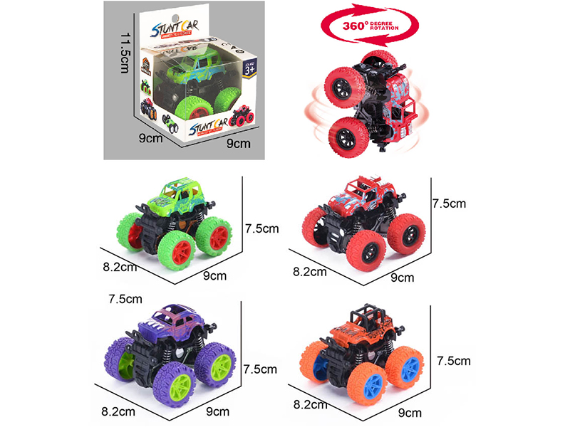 Double Friction Stunt Cross Country Car