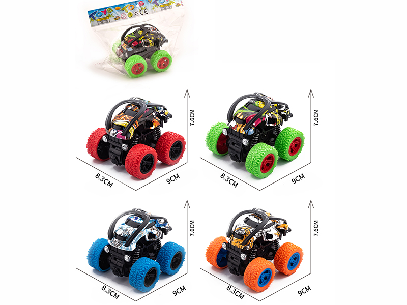 Double Friction Stunt Graffiti Cross Country Car