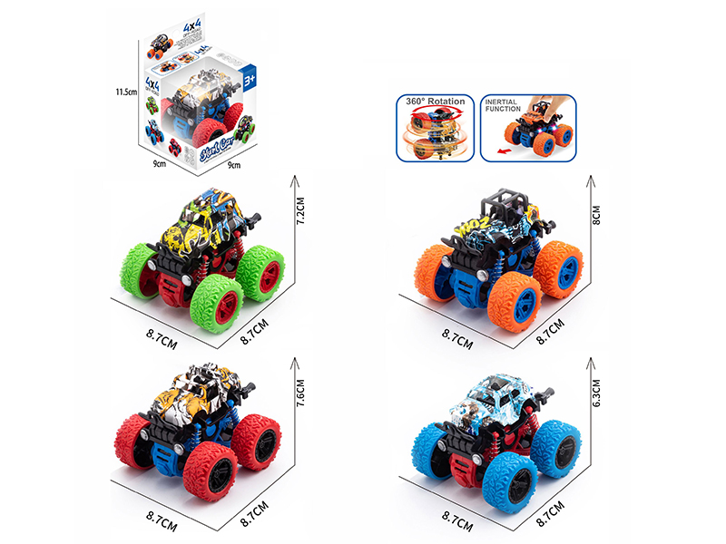 Double Friction Stunt Graffiti Cross Country Car
