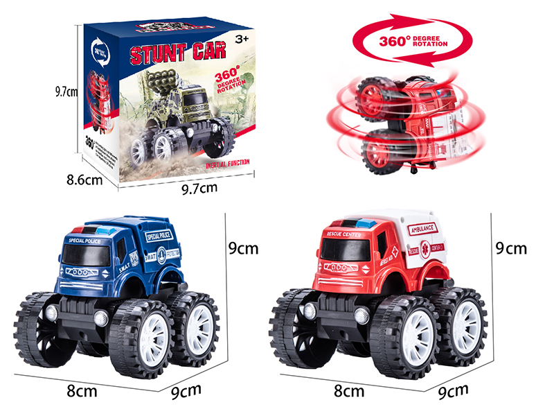 Friction Stunt Rescue Car
