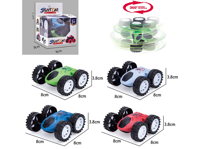 Double Inertia Double-Sided Stunt Car