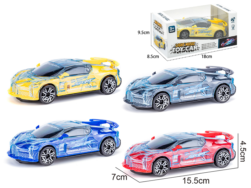 B/O Go And Bump Bugatti Racing Car With Lights