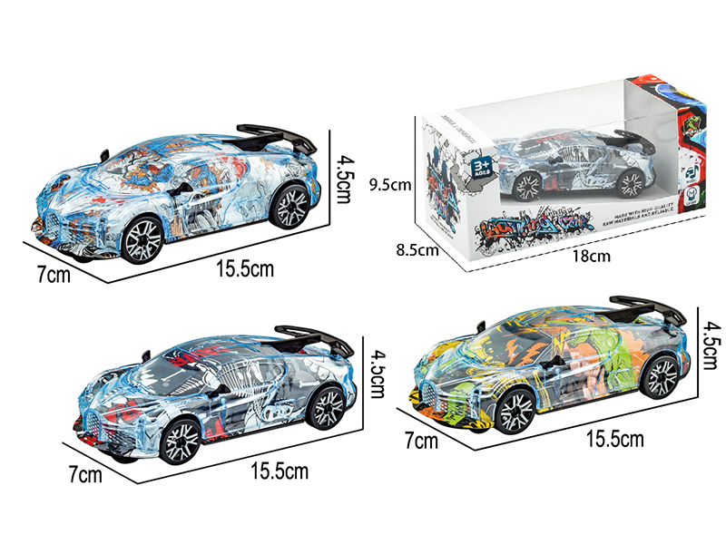 B/O Go And Bump Graffiti Car With Lights And Music