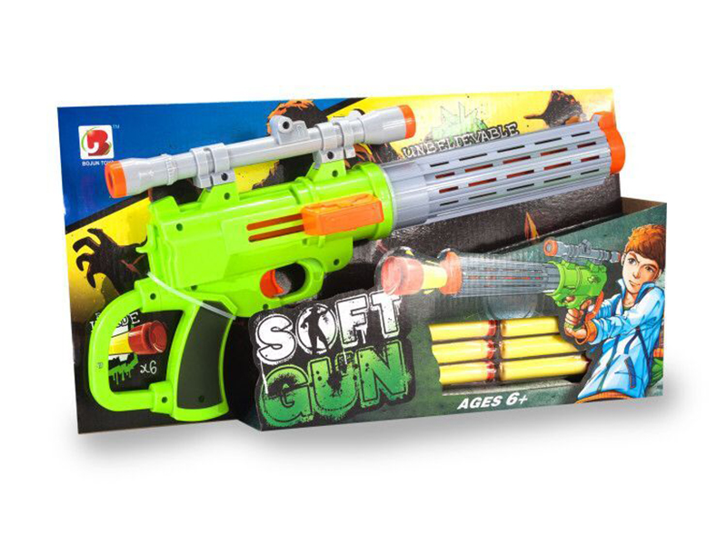 Solid Color Spray-Painted Soft Bullet Gun