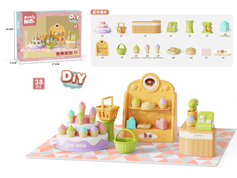 DIY Dessert Shop Accessories Set 38pcs