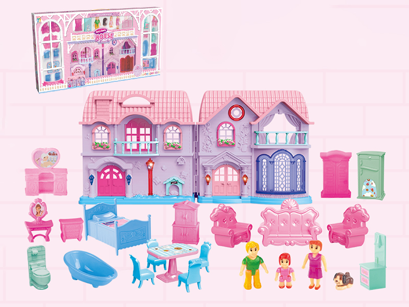 Villa Set With Lights And Music