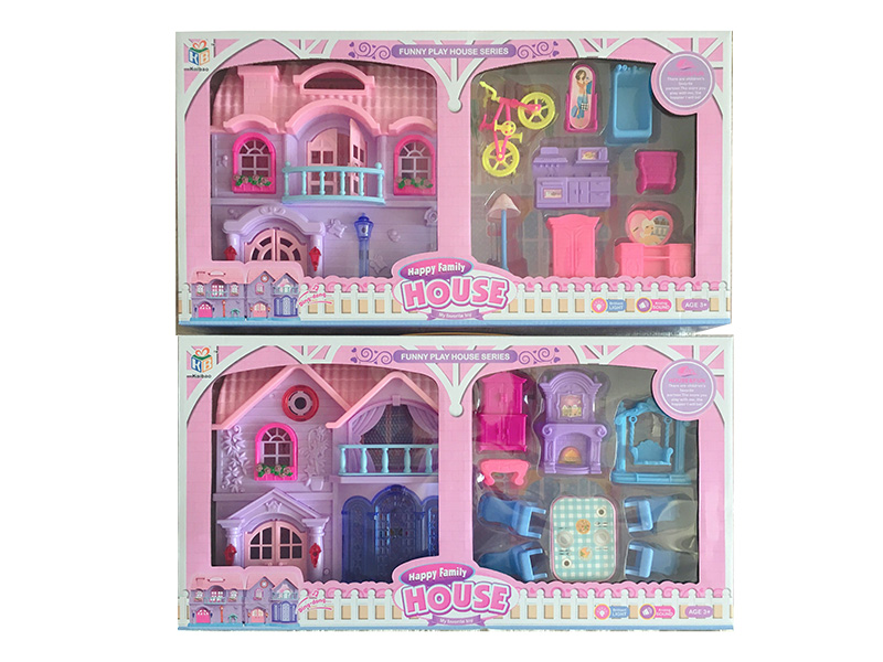 Villa Set With Lights And Music