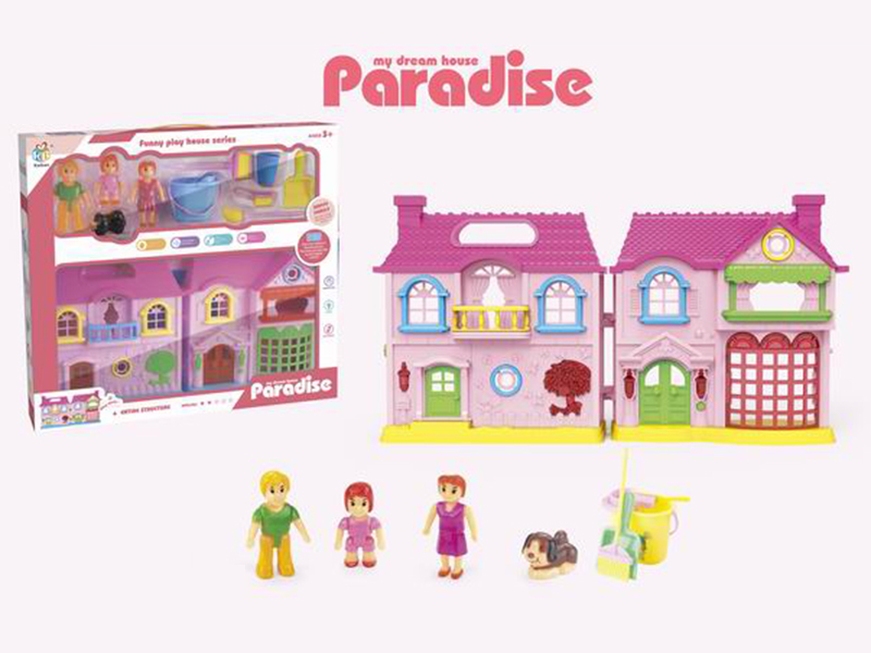 Villa Set With Lights And Music