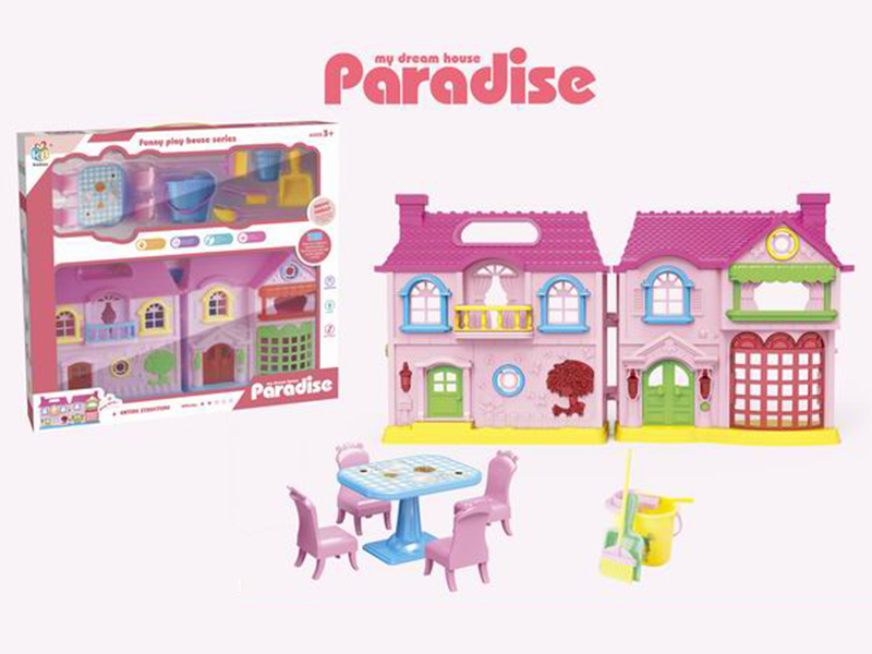 Villa Set With Lights And Music