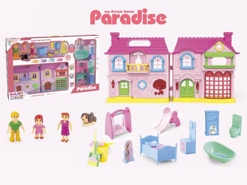 Villa Set With Lights And Music