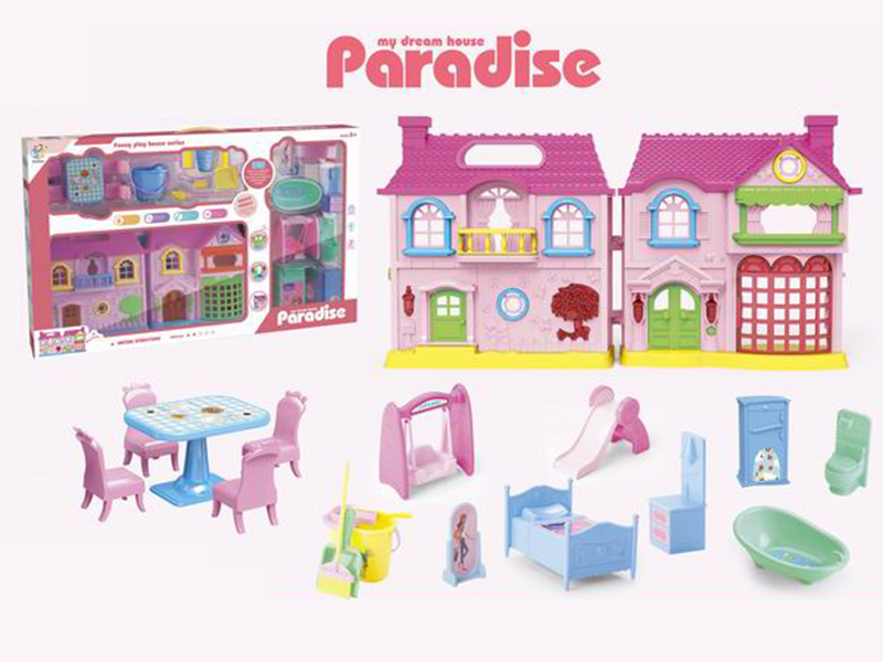 Villa Set With Lights And Music