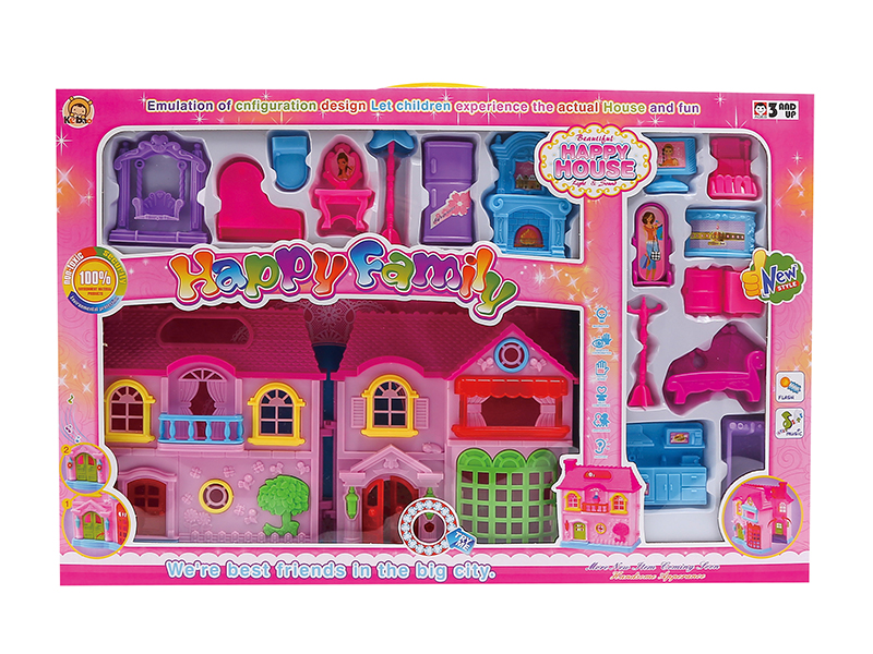 Villa Set With Lights And Music