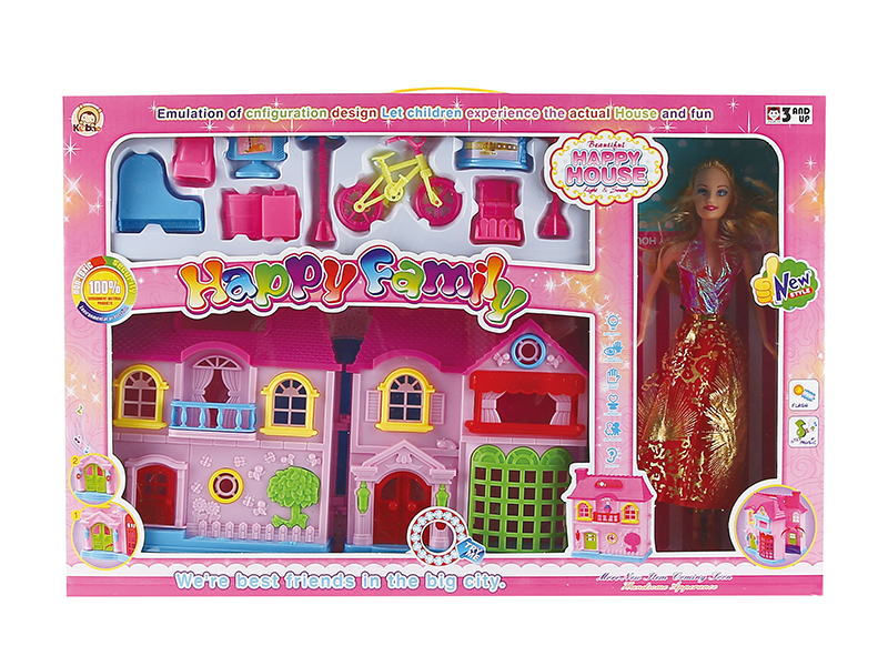 Villa Set With Lights And Music