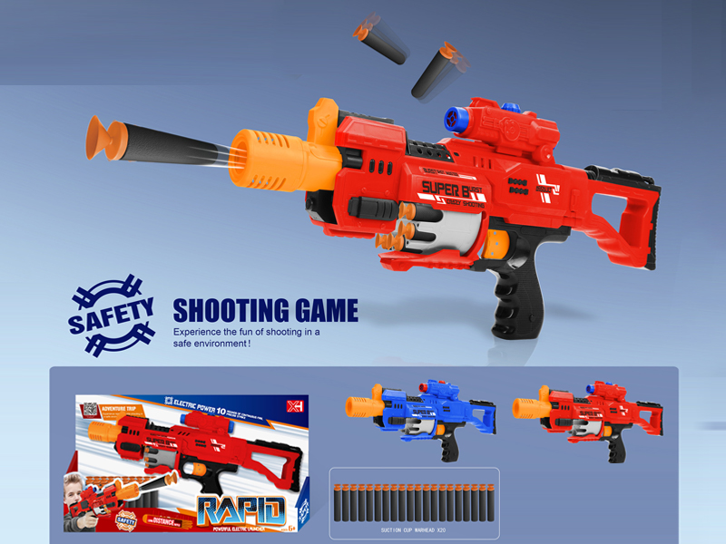 B/O 10 Consecutive Soft Bullet Gun