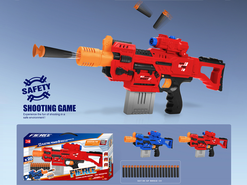 B/O 8 Consecutive Soft Bullet Gun