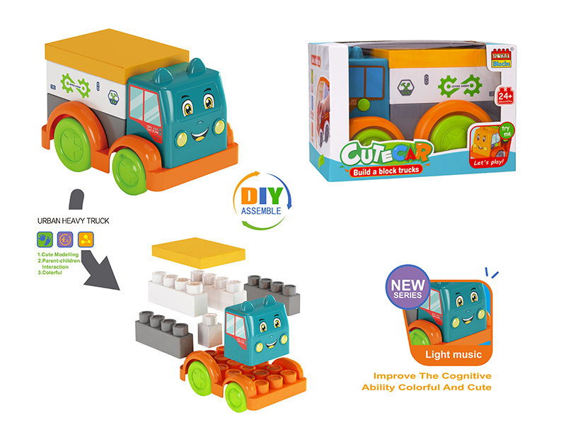 Building Blocks Truck With Light And Music