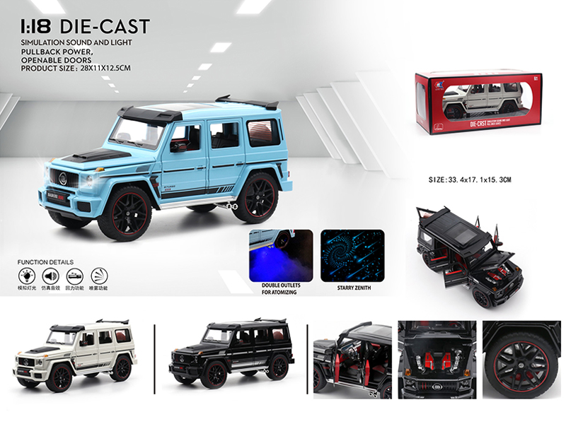 1:18 Pull Back Mercedes-Benz Babos 800 With Sound And Light