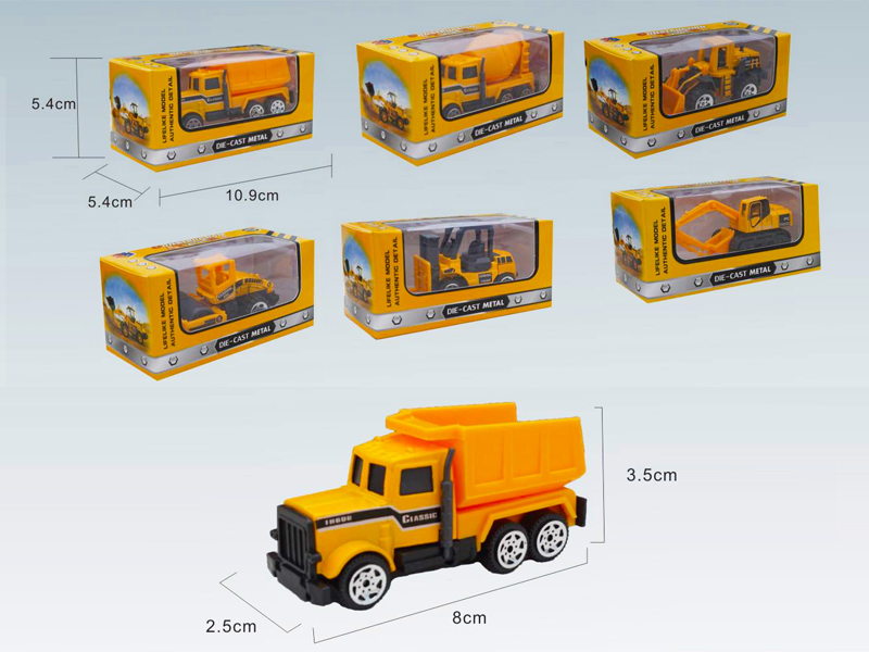 Simulated Slide Engineering Alloy Car