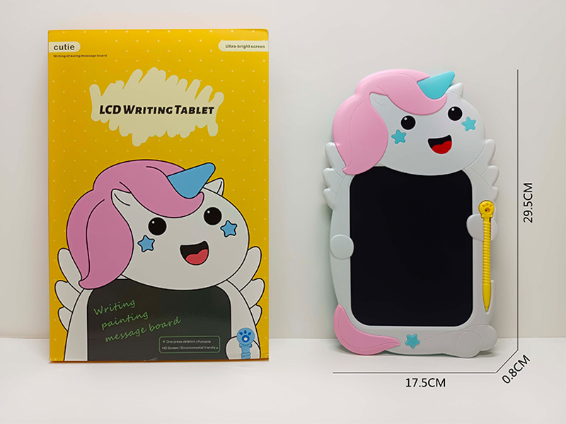 8.5 Inch Cartoon Cute Unicorn Writing Board