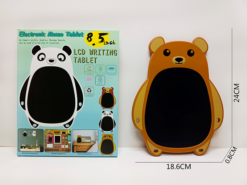 8.5 Inch Cartoon Cute Bear Type Writing Board