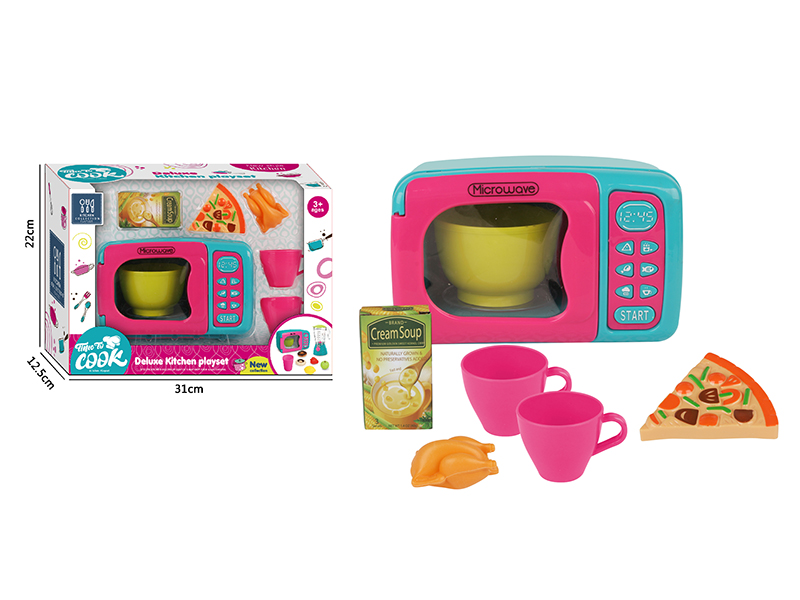 Play House Toys Microwave Oven Set