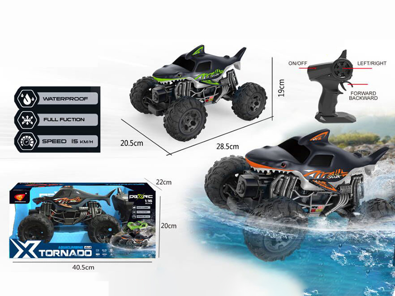 2.4G Remote Control 1:16 4WD Amphibious Cross-country Car