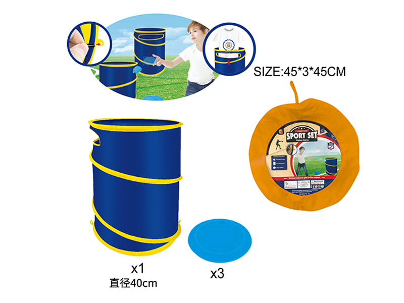 Folding Frisbee Bucket