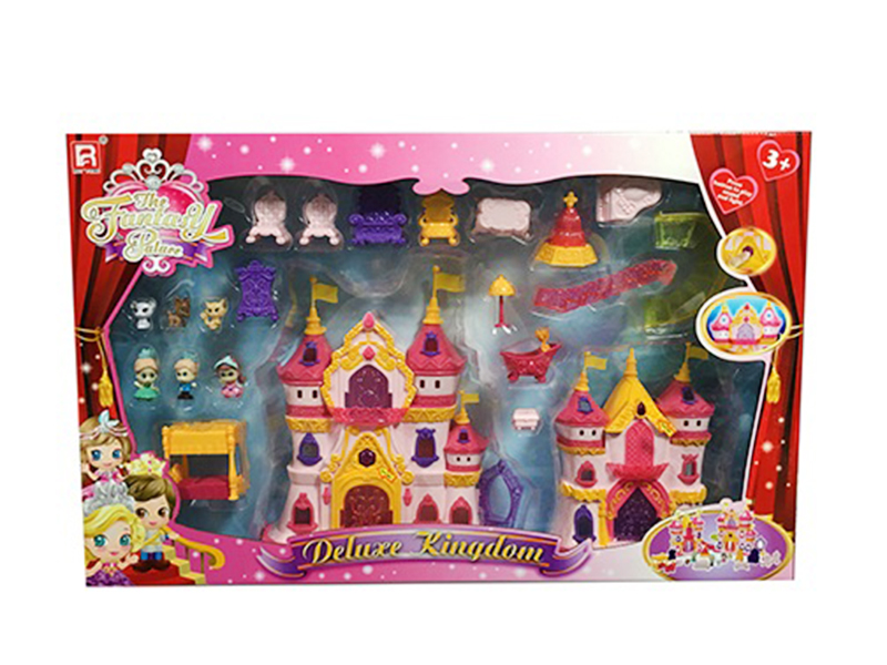 Castle(Music & Light,Included Battery)