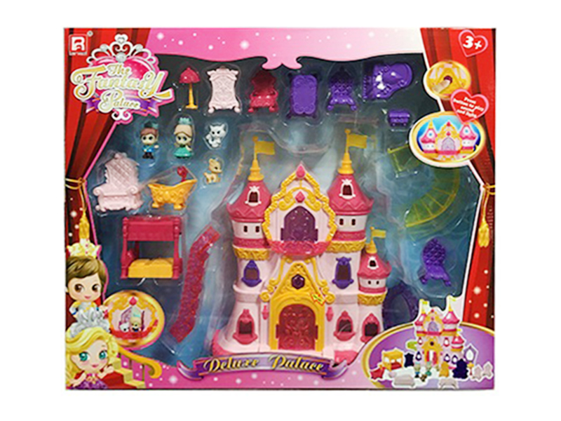 Castle(Music & Light,Included Battery)