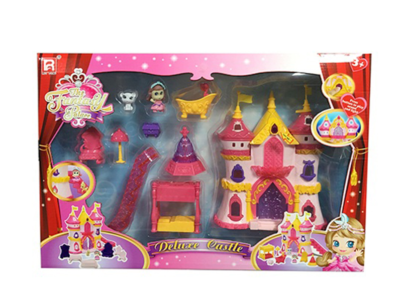 Castle(Music & Light,Included Battery)