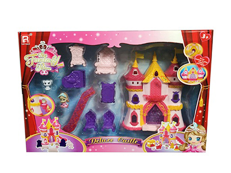 Castle(Music & Light,Included Battery)