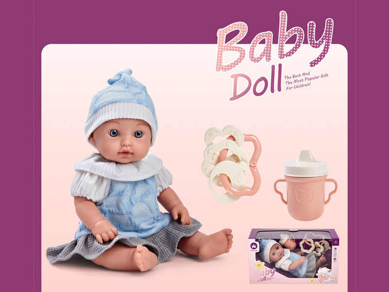 12 Inch Side-Lying Vinyl Doll