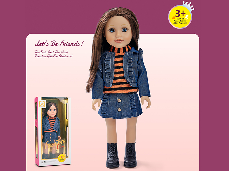18 Inch Vinyl Girl Doll