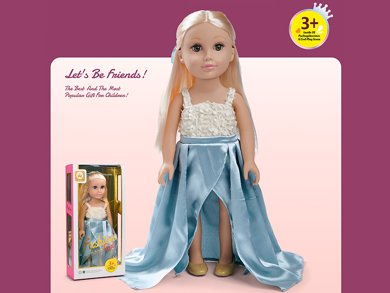 18 Inch Vinyl Girl Doll