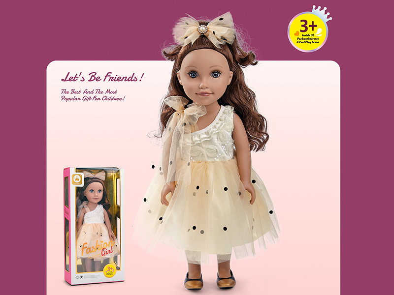 18 Inch Vinyl Girl Doll