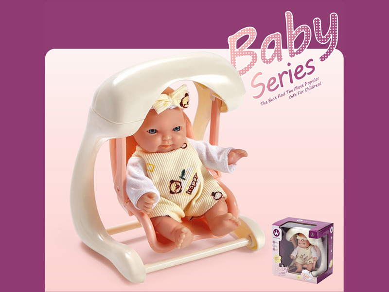 Swing Cradle (6-Inch Vinyl Doll - Smiling Face)