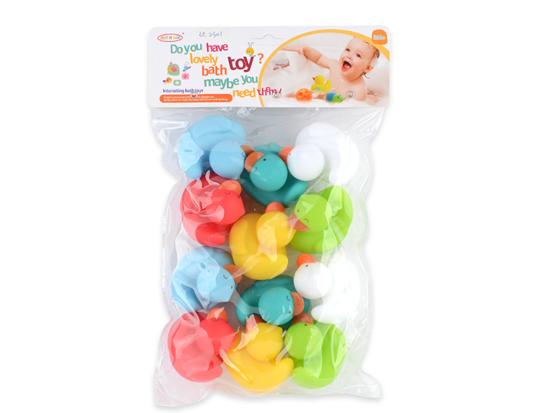 12pcs Vinyl Duck Bath Toys