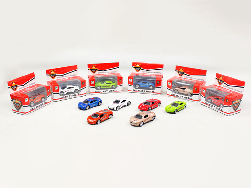 Simulated Slide Alloy Car