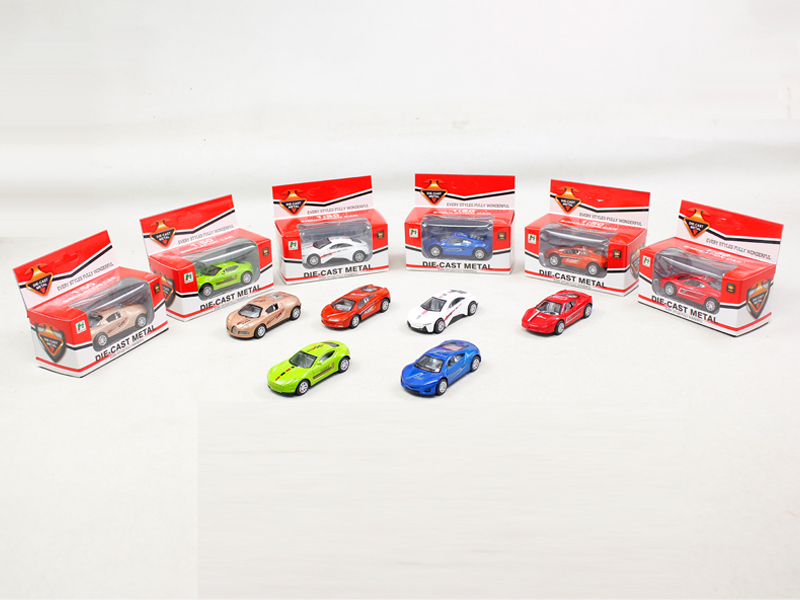 Simulated Slide Alloy Car