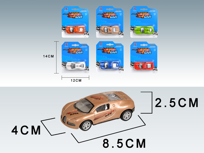 Mini Simulation Pull Back Alloy Car