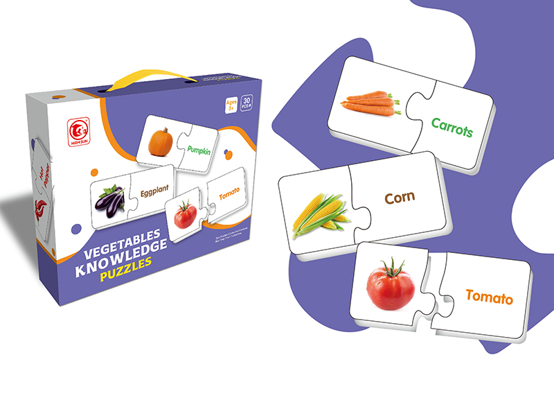 Vegetables Matching Puzzle
