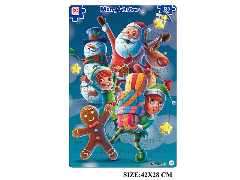 120pcs Merry Chritmas Puzzle