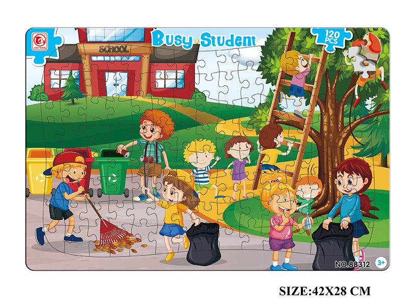 120pcs Busy Student Puzzle