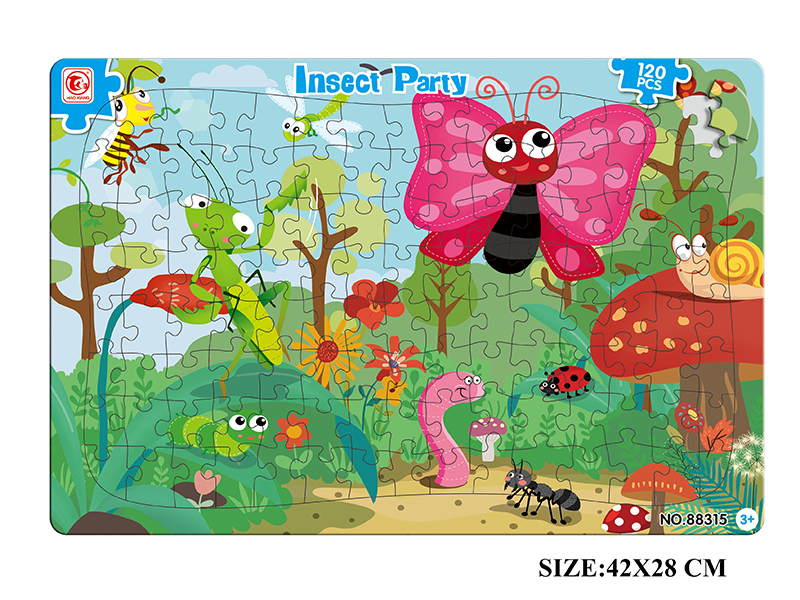 120pcs Insect Party Puzzle
