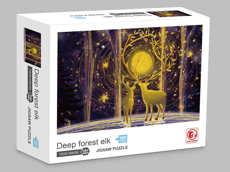 Deep Forest Elk Jigsaw Puzzle 1000 Piece