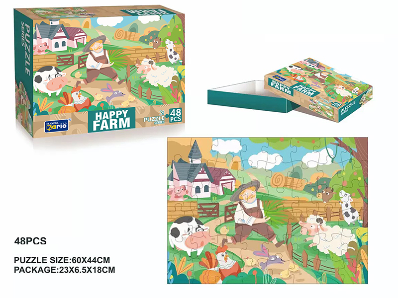 Happy Farm Jigsaw Puzzle 48pcs
